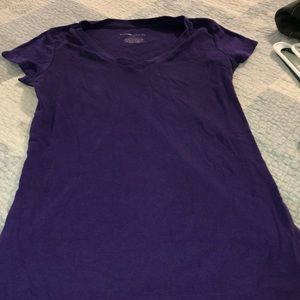 Purple maternity t shirt